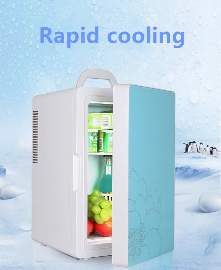 16L Mini Šaldytuvai Automobilių Šaldytuvas / Mini Galios Studentų Bendrabutyje Šaldymo Šaldytuvo / Kišeninis Pietūs & Šiltas Šaldytuvas