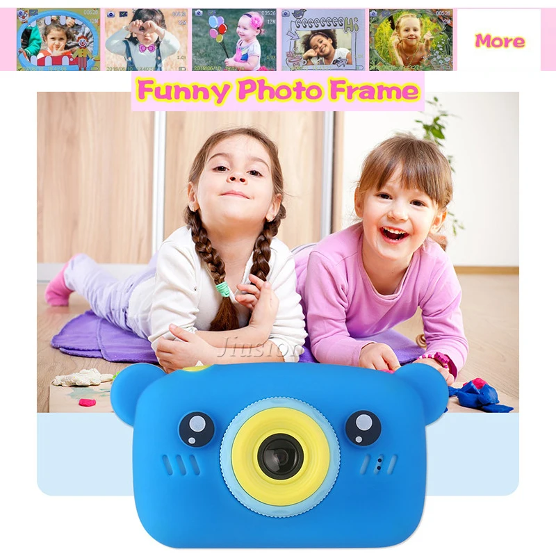 Vaikų Mini Kamera 1080P Vaikai Skaitmeninio Vaizdo Nuotrauka Camara Fotos Infantil 2 Colių Ekranas Kūdikių Kinder Vaiko Žaislai, Foto Kamera