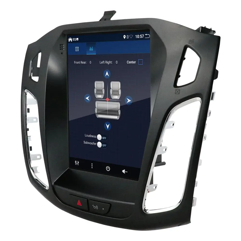 2 Din Autoradio Vertikalus Ekranas Ford Focus 2012-2017 Automobilio Multimedijos Grotuvas Radijas Stereo Garso GPS Navigacijos Quad Core 2G+32