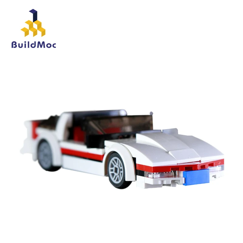 BuildMAC Miesto Roadster SS -11247 A-Komanda Faceman Chevroletss C4 Blokai Technicle Dviračių Plytų Žaislai Vaikams