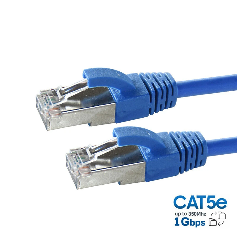 CABLETIME Cat5e Lan Kabelis, Ethernet Tinklo CAT 5e Mėlyna Raudona Juoda Patch Cord LAN Interneto Kabelis RJ45 FTP PC Nešiojamas Kabelis C287