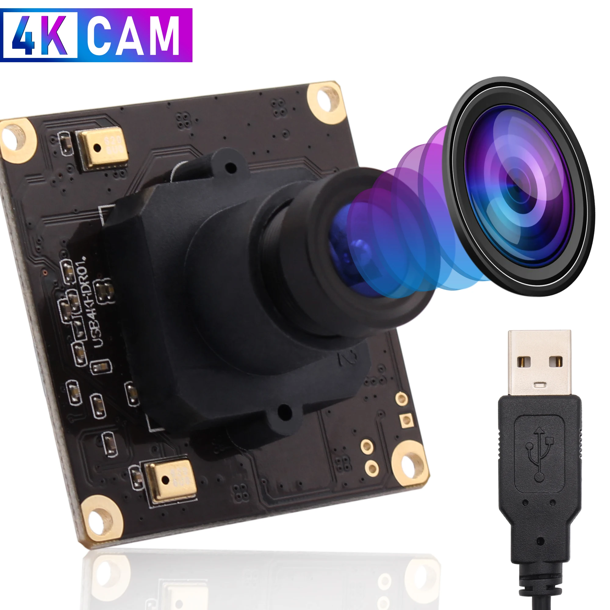 4K automatinis fokusavimas USB Kameros Modulis Mjpeg 30 k / s USB 2.0 Kameros, Kamera, Lenta su 2.8/3.6/6/8/12mm Objektyvas Dokumentų Nuskaitymas, Drones