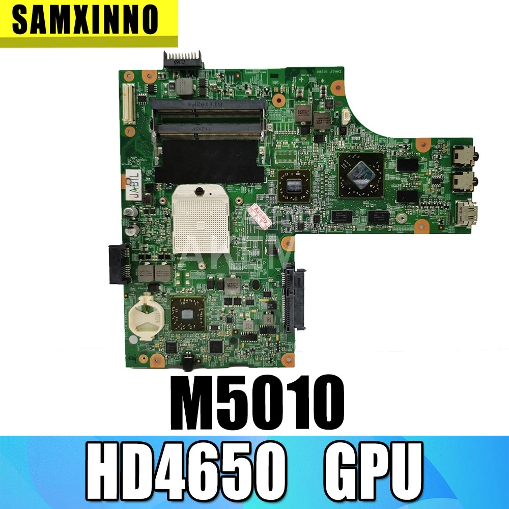 Nemokamai CPU M5010 mainboard DELL inspiron 15R M5010 nešiojamas motherboardCN-0HNR2M 0HNR2M 09909-1 48.4HH06.011 HD4650