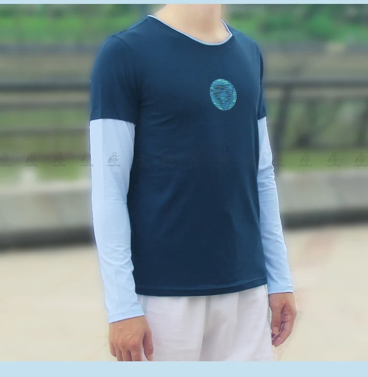 Vyrai stebuklas skleidžiančių šviesos išskirtinis dizainas medvilnės ilgomis rankovėmis t-shirt vyrai Geležinis žmogus marškinėlius homme sport t marškinėliai S-3XL