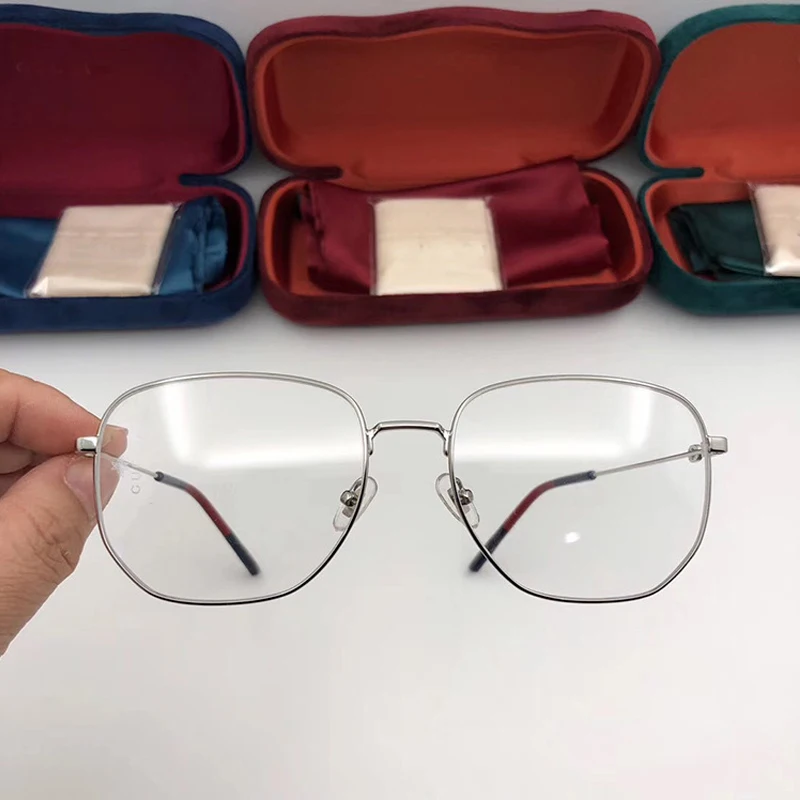 Derliaus Kokybės Prekės dizainas 0396 akinių rėmeliai daugiakampio formos rėmas Skaityti Trumparegystė Recepto objektyvas su Originaliu atveju