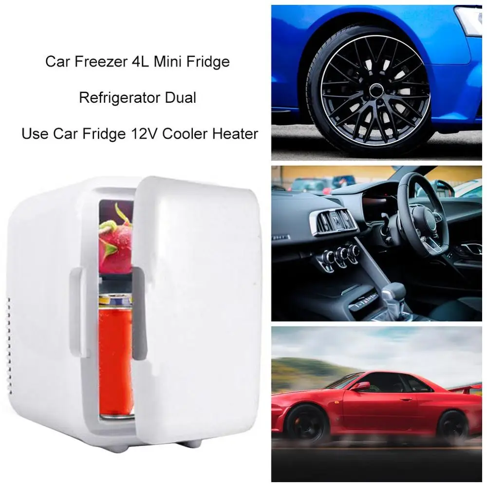 Nešiojamų Automobilių Šaldiklio 4L Mini Šaldytuvas Šaldytuvą Automobilinį Šaldytuvą 12V Šaldytuvas Šildytuvas Universalus Transporto priemonių Dalys