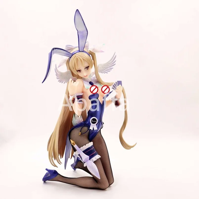 30 CM Anime Privalomas Gimtoji Sexy Bunny Mergina Misa Suzuhara RAITA Vaiskiai Balta Stebuklinga Mergaitė PVC figūrėlių Kolekcija Modelis Žaislai