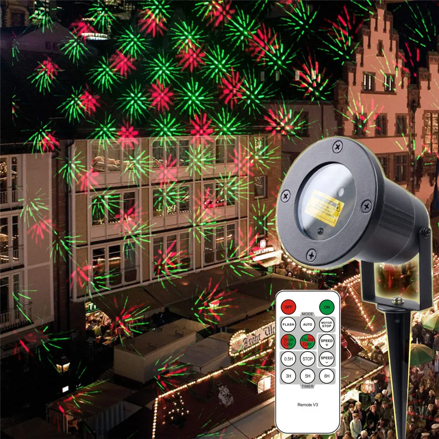 Thrisdar Nuotolinio Valdymo Star Lazerinius Projektorius, Šviesos Namuose Šalis Kalėdų Raudonos, Žalios Šmėžavimas Žvaigždės Lazerio Dušo Medžio Projektoriaus Lempa