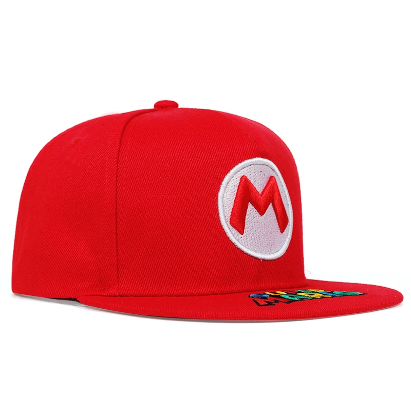 Naujas M raidę, siuvinėjimo beisbolo kepuraitę mados laukinių kepurės vyrų ir moterų universalus hip-hop skrybėlę lauko, laisvalaikio, sporto trucker skrybėlės