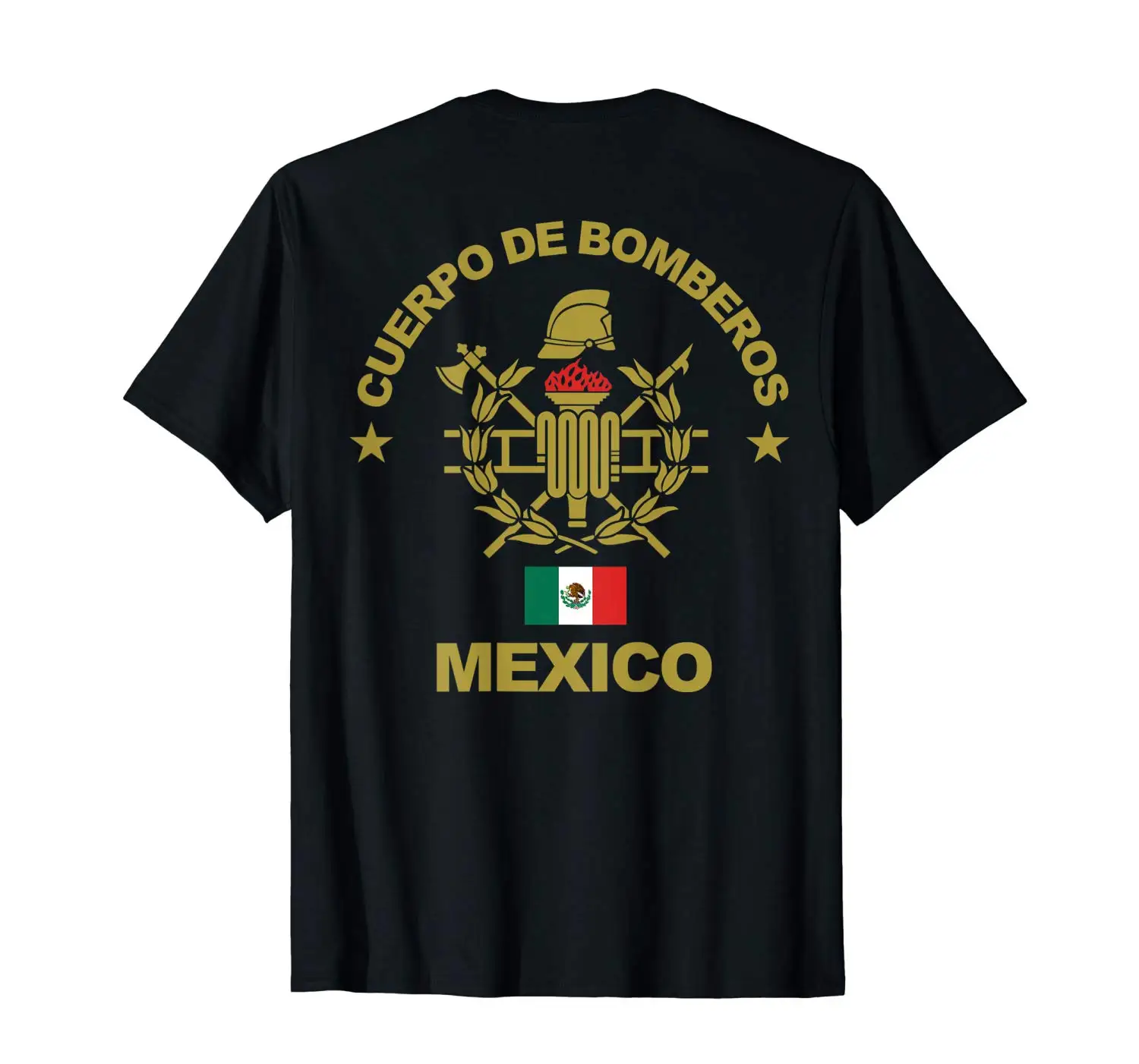 Meksika Priešgaisrinės Apsaugos Departamento Ugniagesių T-Shirt Dvipusės Medvilnės Mens Vasaros Išpardavimas Marškinėliai Juokinga Tee Marškinėliai