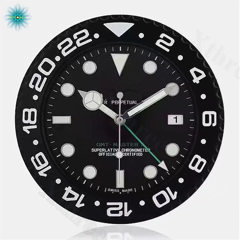 Modernaus Dizaino Sieninis Laikrodis Mažmeninės Metalo Žiūrėti Forma Silent Laikrodžiai Kalendorius Kvarco Adata Sieninis Laikrodis su Data