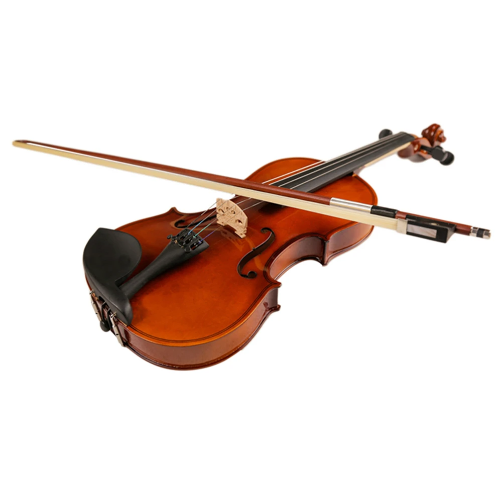 Liepų Medžio masyvo Smuikas 4/4 su Byla Bow Strings Violon Rankų darbo Smuikas Violino Styginių Instrumentų Pradedantiesiems Studentams