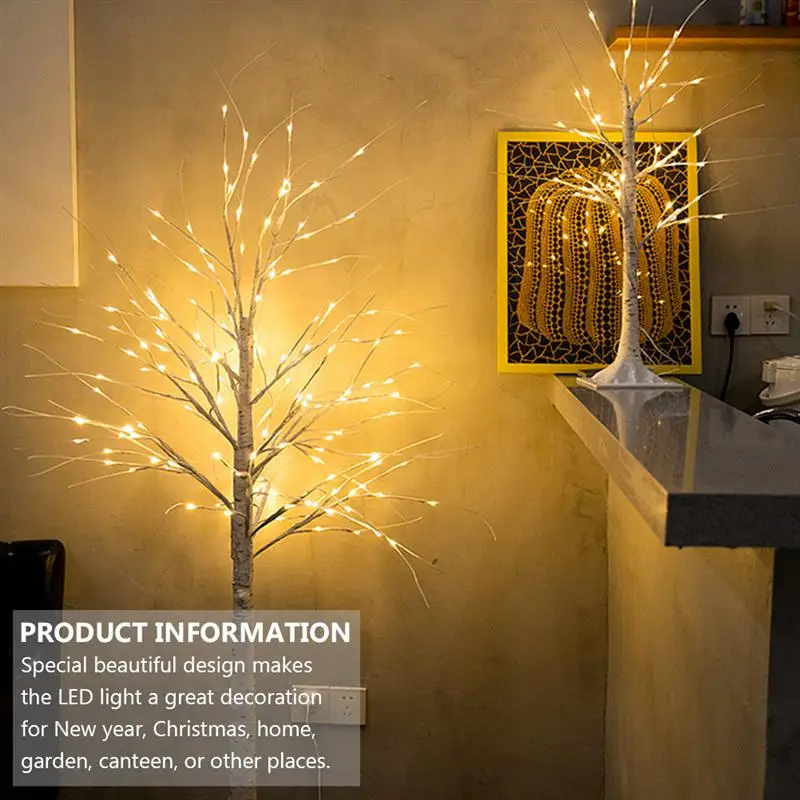 LED Beržo Medžio, Šviesos, Kūrybos Šviesos Lempos Naujųjų Metų Žibintai Dekoratyvinės Lempos