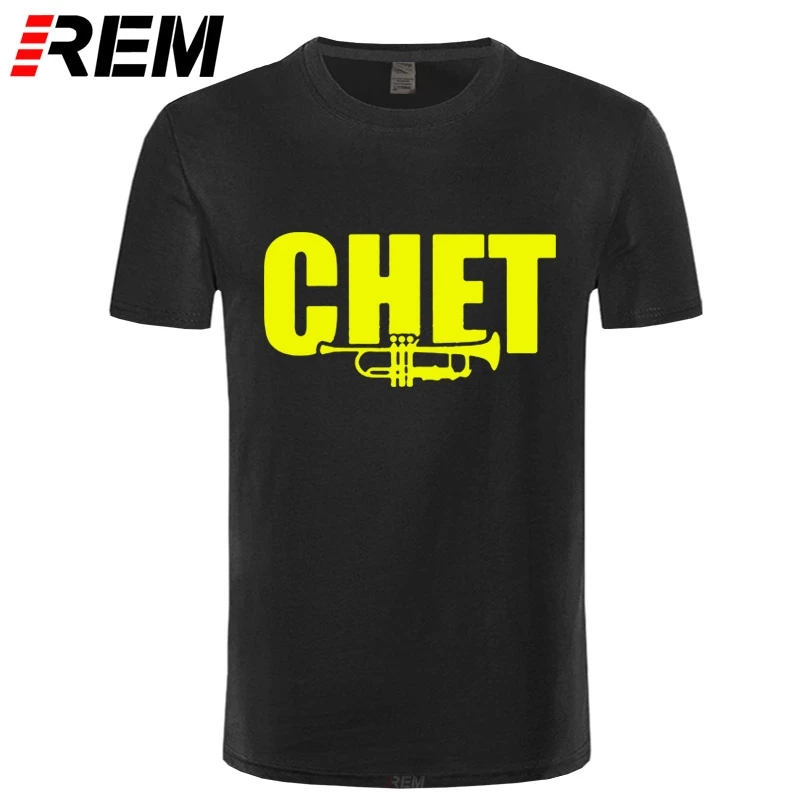 Mados Kietas Vyrų marškinėliai Moterims Juokinga marškinėlius Džiazo Chet Baker Individualų Atspausdintas T-Shirt