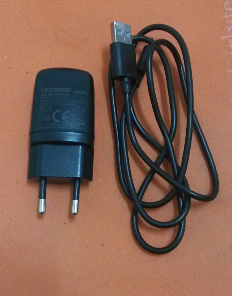 Originalios Kelionės Įkroviklis ES Kištukas Adapteris+ USB Kabelis Doogee X5 MAX MTK6580 5.0