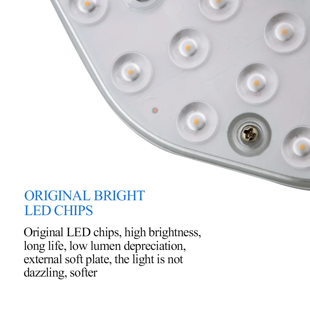 Šiuolaikinių LED Lubų Šviesos 220V 12W 18W 24W LED Lempos, LED Downlight Diodų Šaltinis Pakeitimo Didelio Šviesos srauto Nėra Mirgėjimo Lubų Lempa