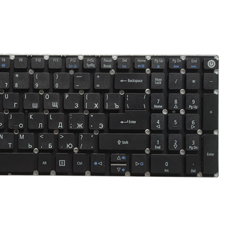 Rusų klaviatūra Acer E5-522 E5-522G E5-522T E5-532 E5-532T E5-532G E5-772G E5-752G E5-752 E5-773 E5-574 E5-773G Nešiojamas RU