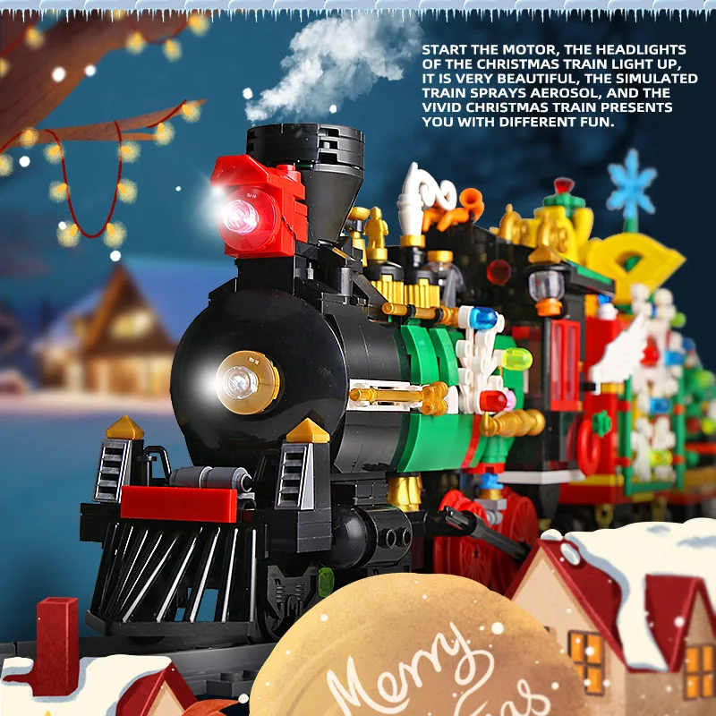 Pelėsių Karalius 12012 Kalėdų Žaislai Naują 36001 Variklio Žiemos Traukinio Modelį, Statyba Blokai, Plytos, Surinkimo Kalėdų Dovanos Vaikams