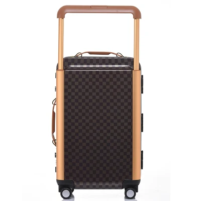 Aliuminio Rėmas Kelionės Lagaminą Vežimėlio Geležinkelių Koffer Vežti Bagažo Valise Cabine TSA Užraktas bavul mala de viagem maletas mor kos