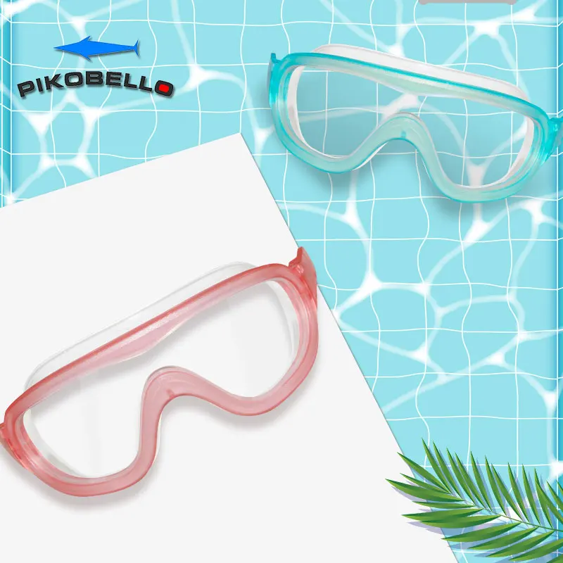 Didelis Rėmas Anti Rūko Plaukimo Akiniai vaikams Specialistų HD Vandeniui nardymo įranga, akiniai Vaikams, akiniai, plaukimo baseinas