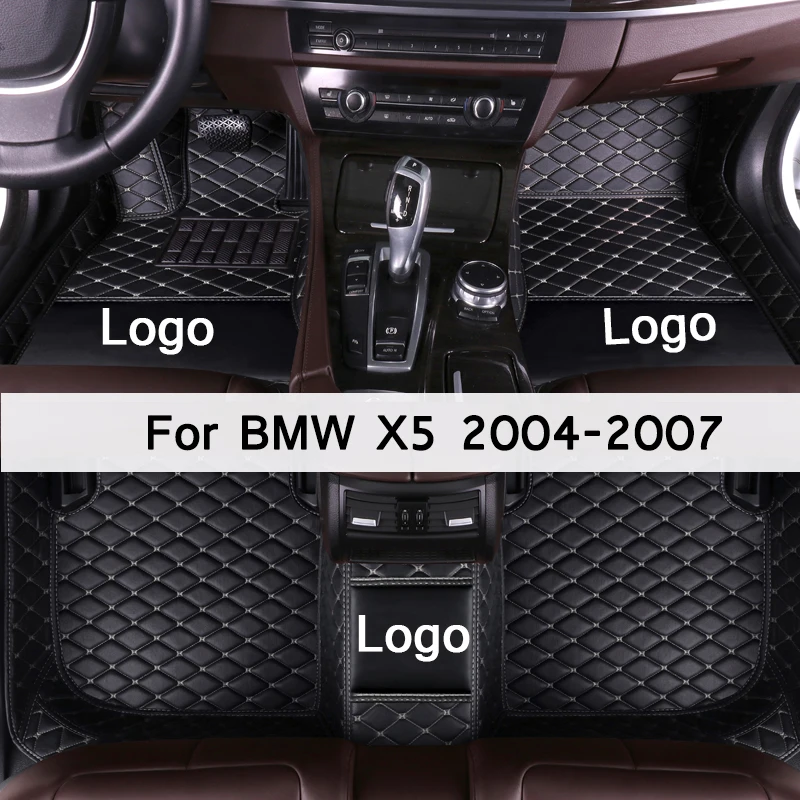 MIDOON oda Automobilių kilimėliai BMW X5 2004 m. 2005 m. 2006 m. 2007 Custom auto pėdų Pagalvėlės automobilių kilimų dangtis