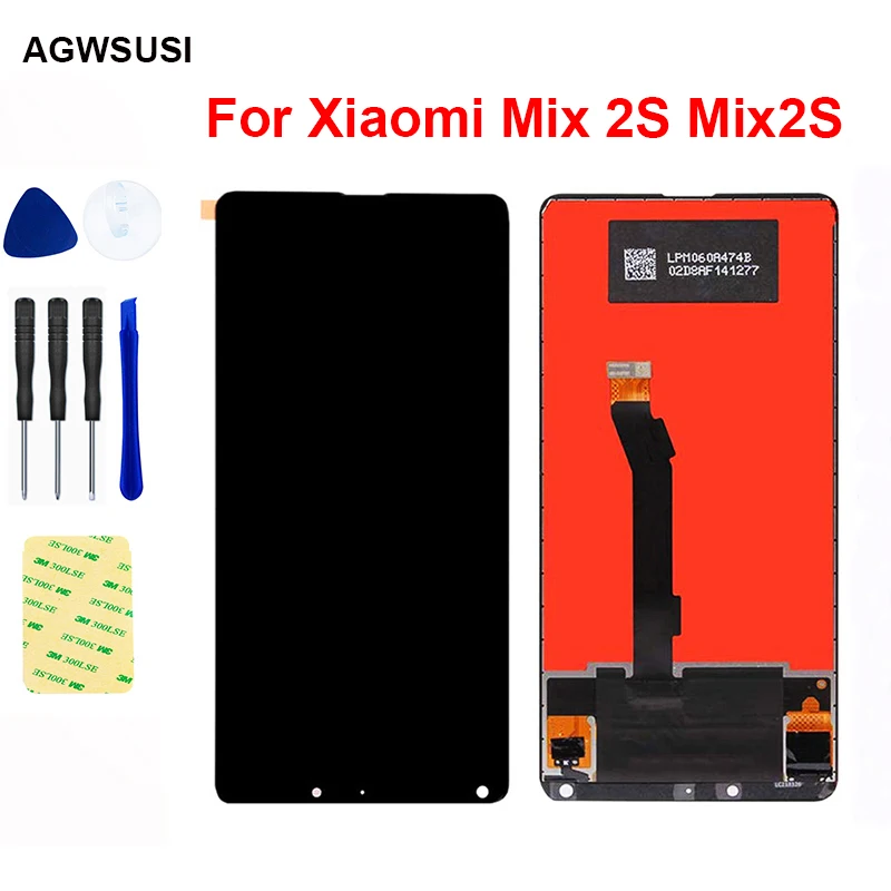 Už Xiaomi Sumaišykite 2S Mix2S LCD Ekranas Jutiklinis Ekranas skaitmeninis keitiklis Asamblėjos Xiaomi Sumaišykite 2S Mix2S Ekranu Pakeitimas