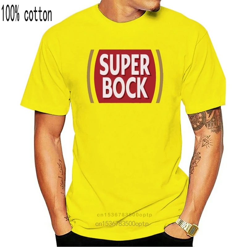 Super Bock Portugese Alaus Cerveja Dydžiai Maži, kad 6XL Tee marškinėliai vyrams