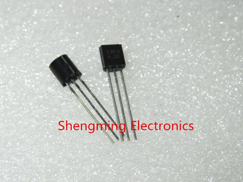 1000pcs S9013 TO-92 0.5 A 40V NPN tranzistorius