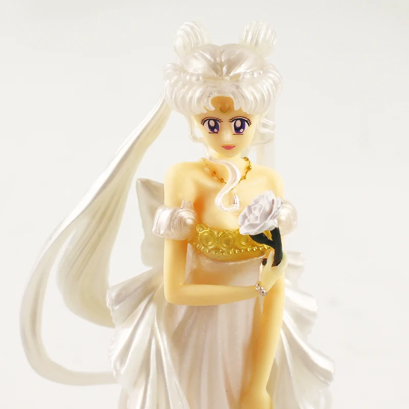 14.5 cm Sailor Moon Pav Žaislai Tsukino Vestuvių Suknelė Ramybės Anime Grožio Modelis Lėlės