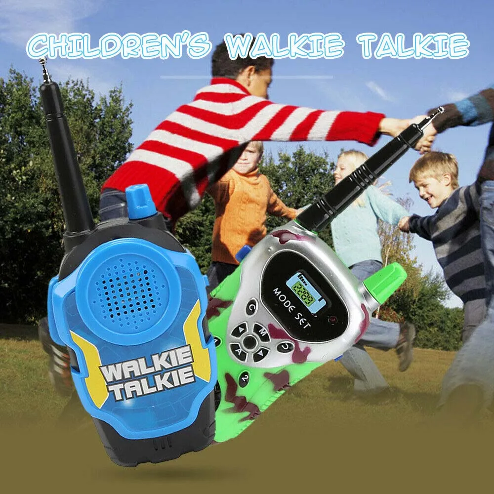 2 Vnt. Nešiojamų Vaikų Walkie Talkies Vaikai Ilgo Nuotolio Walky Talky Elektroninių Gimtadienio, Kalėdų Dovana