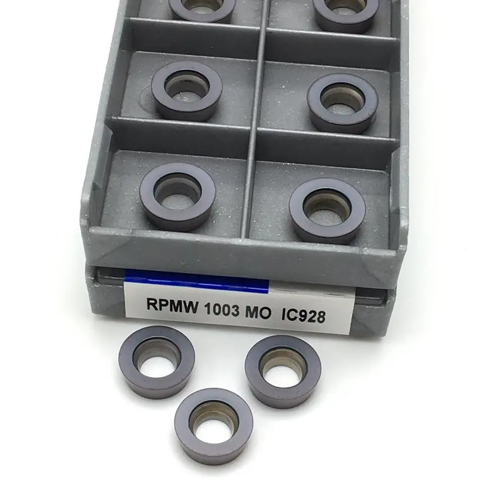 Tekinimo įrankis RPMW1003MO IC928 tekinimo įterpti RPMW 1003 MO frezavimo, tekinimo įrankis staklių dalys frezavimo cutter pjovimo įrankiai