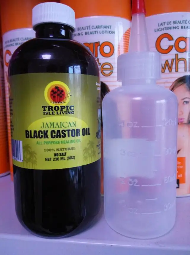 Jamaikos juodosios ricinos aliejus plaukų augimui, naftos 8oz 236ml( nemokamai butelis) ir blakstienų augimo aliejus