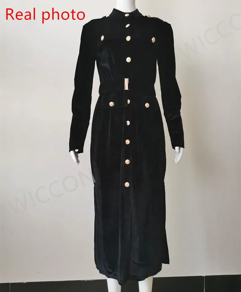 Rudenį, Žiemą Aksomo Moterų Maxi Suknelė Ilgomis Rankovėmis Vieną Krūtinėmis Slim Korėjos Suknelės Moterų Lady Elegantiškas Vestidos Naujas