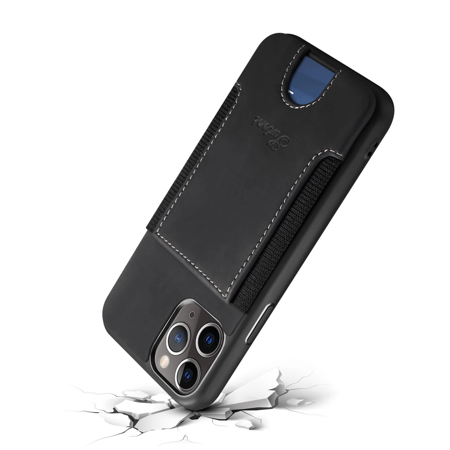 Tiksliai Išpjovą Geriausios Kokybės Odinis Telefono Krepšys Iphone 12 Mini Pro 11 Max Anti-slip Kortelė Kišenėje Įrengtas Dangtelis Atvejais