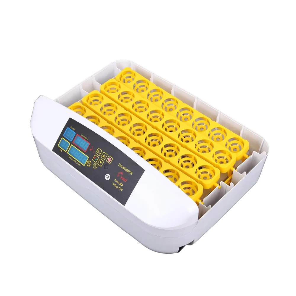 Skaitmeninis 32 Kiaušiniai Inkubatoriaus Veisimo Mašina, Visiškai Automatinis Brooder Hibridas