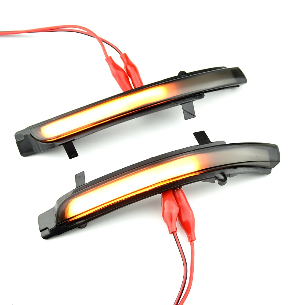 2 gabalus, Skoda Octavia (2009-2013 m.) PUIKUS 2008-Dinaminis LED Posūkio Signalo Indikatorių Veidrodis flasher Šviesos