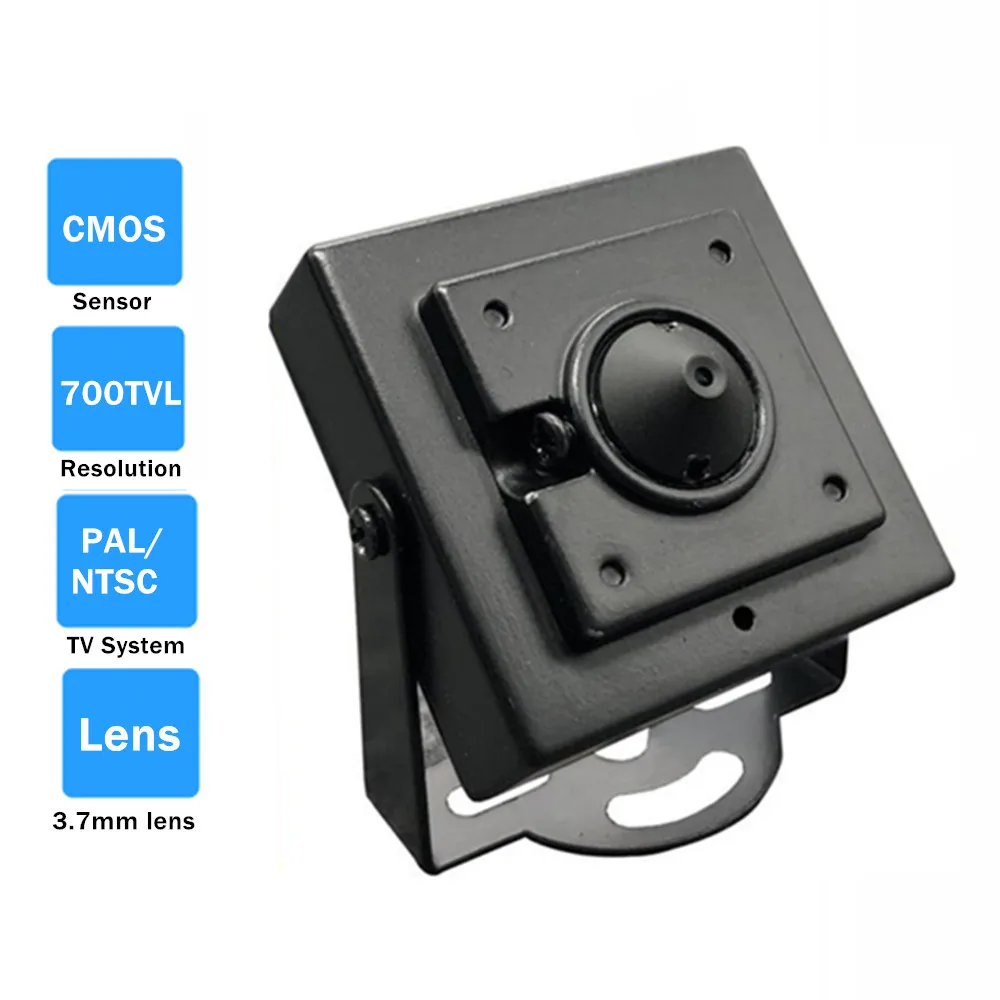 OwlCat 700TVL CMOS Laidinę Mini Dėžutė Micro Namų Apsaugos Stebėjimo Vaizdo CCTV Saugumo Kameros su Metaliniu korpusu 3.7 MM Objektyvas