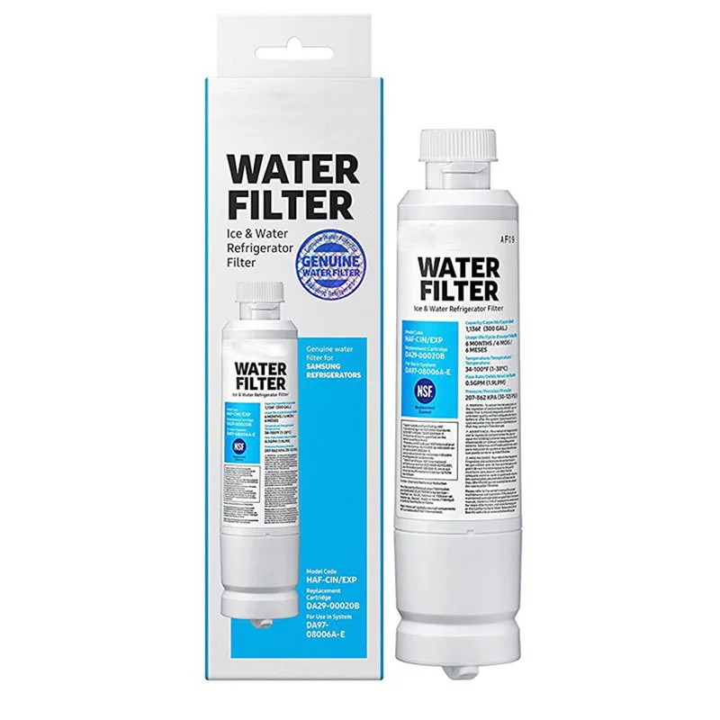 Naujas, Aukštos Kokybės Buitiniai Vandens Valymo Filtrų Kasečių Pakeitimas Samsung Originali Da29-00020b Vandens Filtras 1 vnt