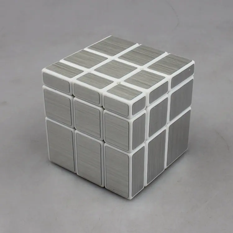 3x3x3 Magic Mirror Kubo profesinės Auksas&Sidabro cubo magico Mesti Padengtas Įspūdį Greičio Twist mokymosi ir švietimo Žaislai