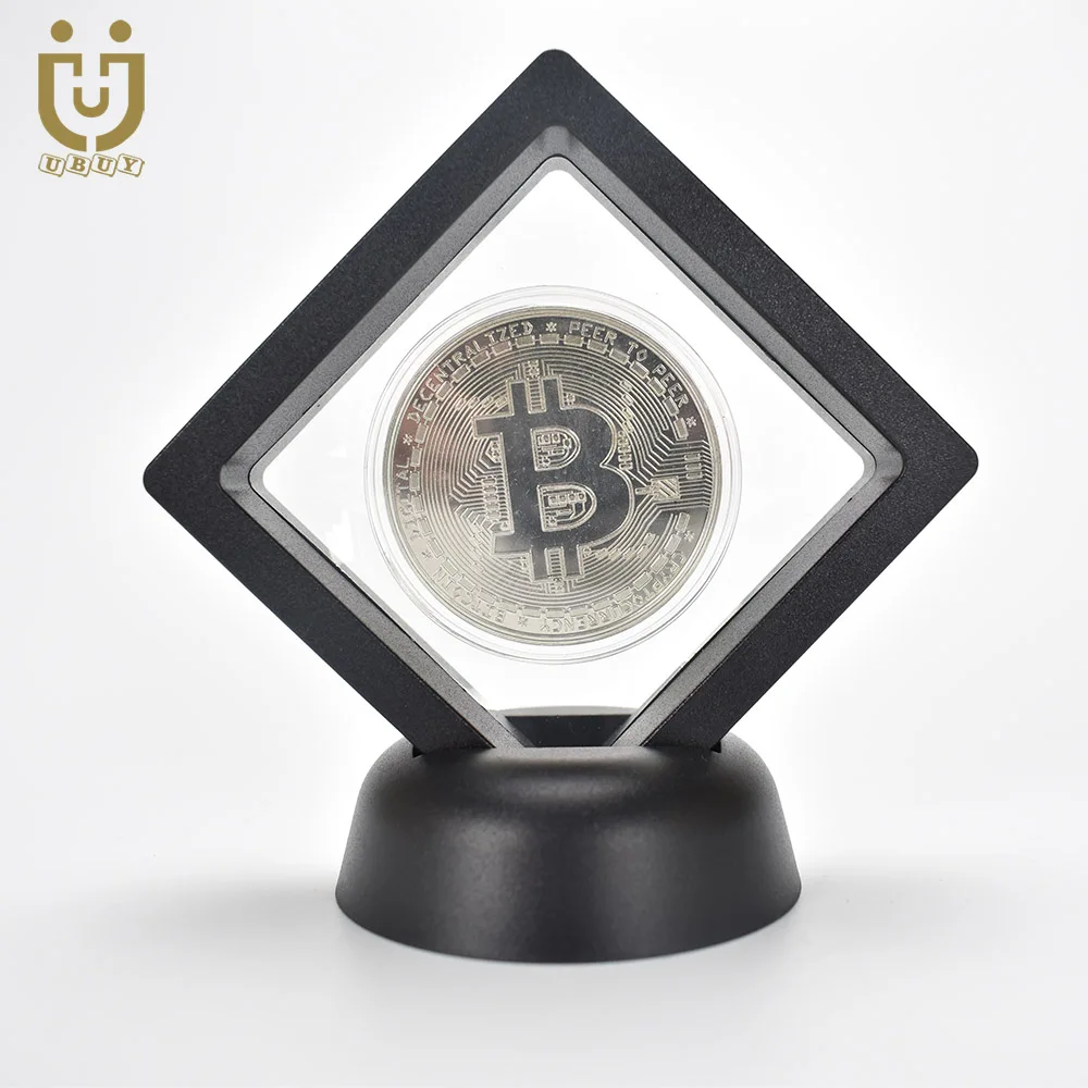 Paauksuoti BitCoin Tiek Moneta Su Plastiko Atveju Ripple Litecoin Ethereum Metalo Fizinio Cryptocurrency Monetų Surinkimo