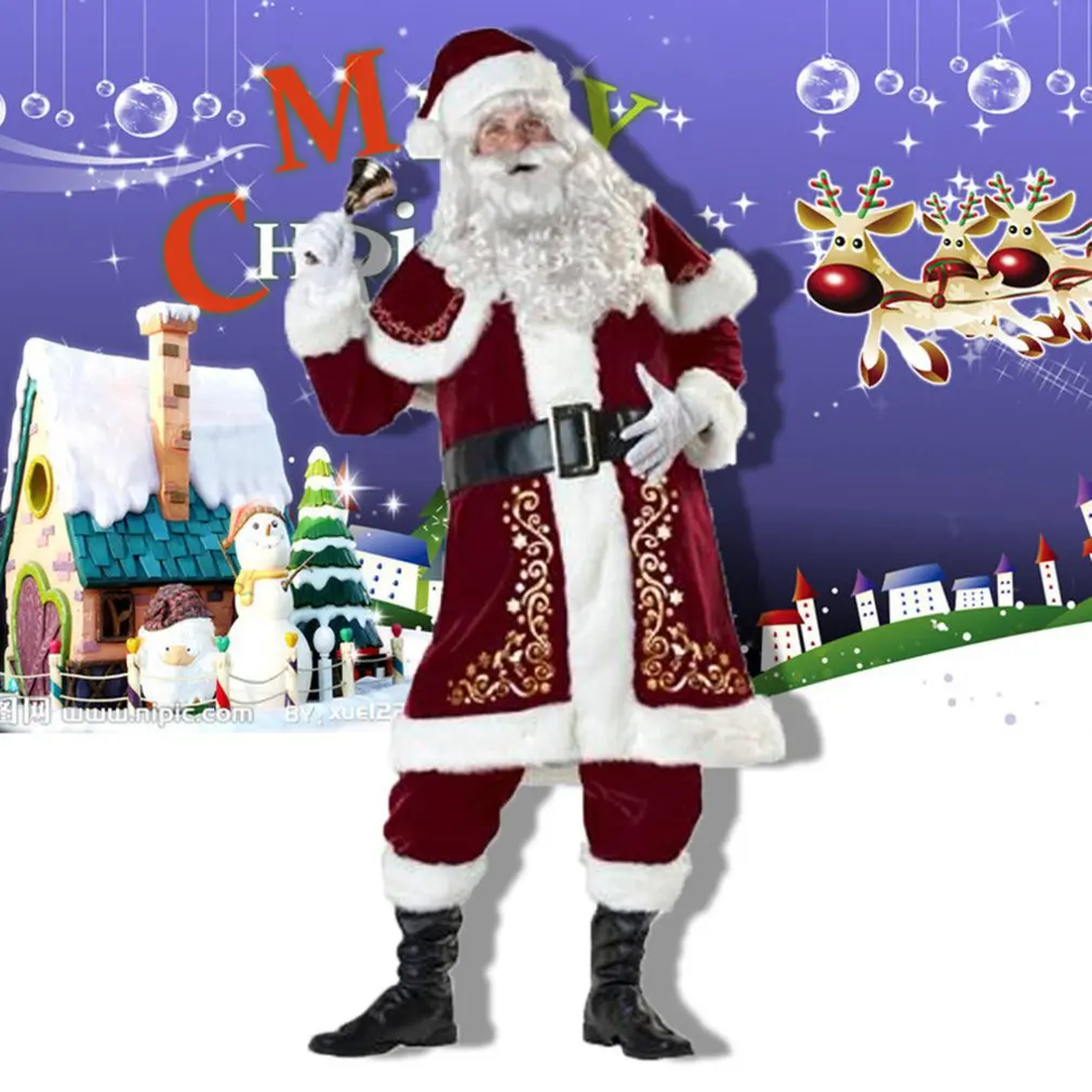 Kalėdų Kostiumai Suaugusiems, Vyrams Ir Moterims Stilių Santa Claus Ir Kalėdų Suknelės Kalėdų Pora Kostiumai Kostiumas Kostiumas Suaugusiems