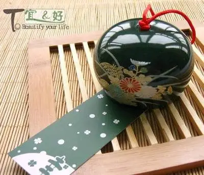 2017 Keramikos Japonijos Vėjo varpeliais Pasisekė varpų, kabančių papuošalų, sienos kabinti vėjo varpeliai, windchimes, nemokamas pristatymas
