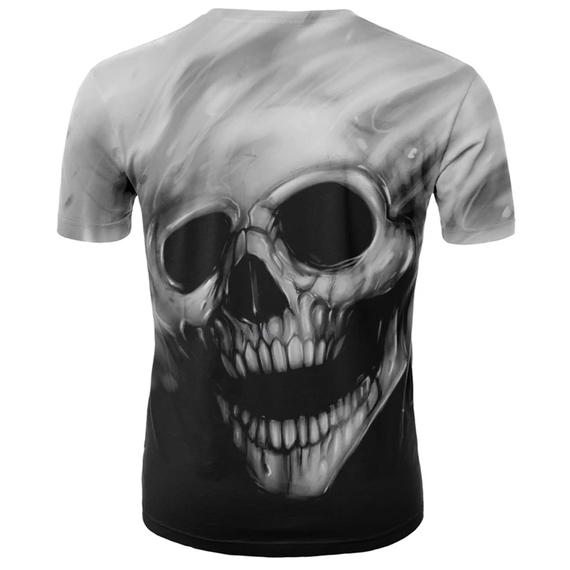 2020 naujas vyrų vasaros kaukolė spausdinti vyriški trumparankoviai marškinėliai 3D marškinėliai atsitiktinis kvėpuojantis T-shirt ir plius dydis, T-shirt XXS-5XL