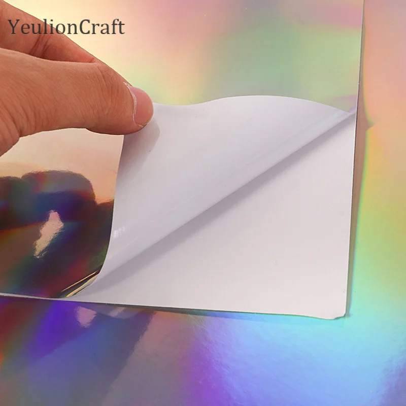 Chzimade 10vnt/daug A4 formato Rašalinis Spausdinimas Spausdinimo Popieriaus Holograma Skiedra Spalvotas Lipnus Popierius, Lipdukas Amatai