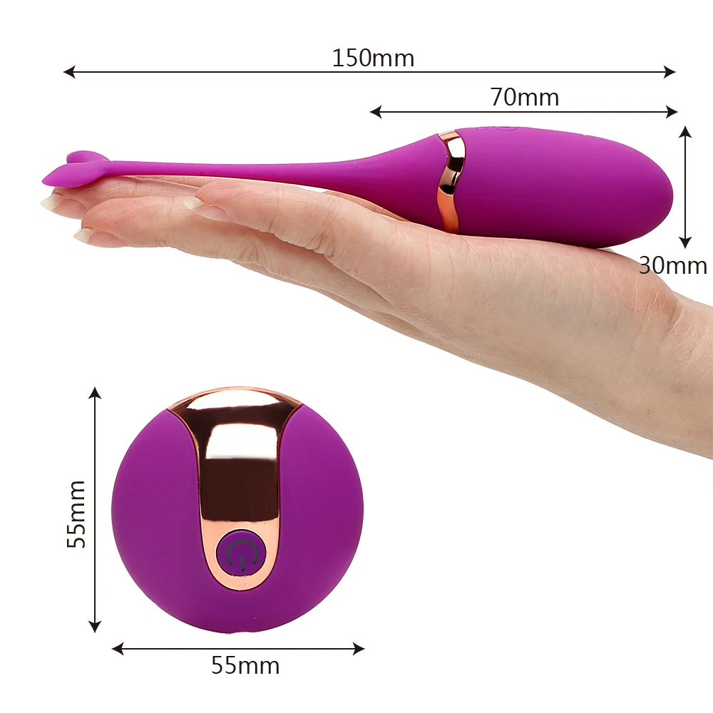 Belaidis Nuotolinio Valdymo Vibracija Kulka Kiaušinių Vibratorius USB Įkrovimo Klitorio Stimuliatorius Makšties Masažo Kamuolys Sekso Žaislai Moterims