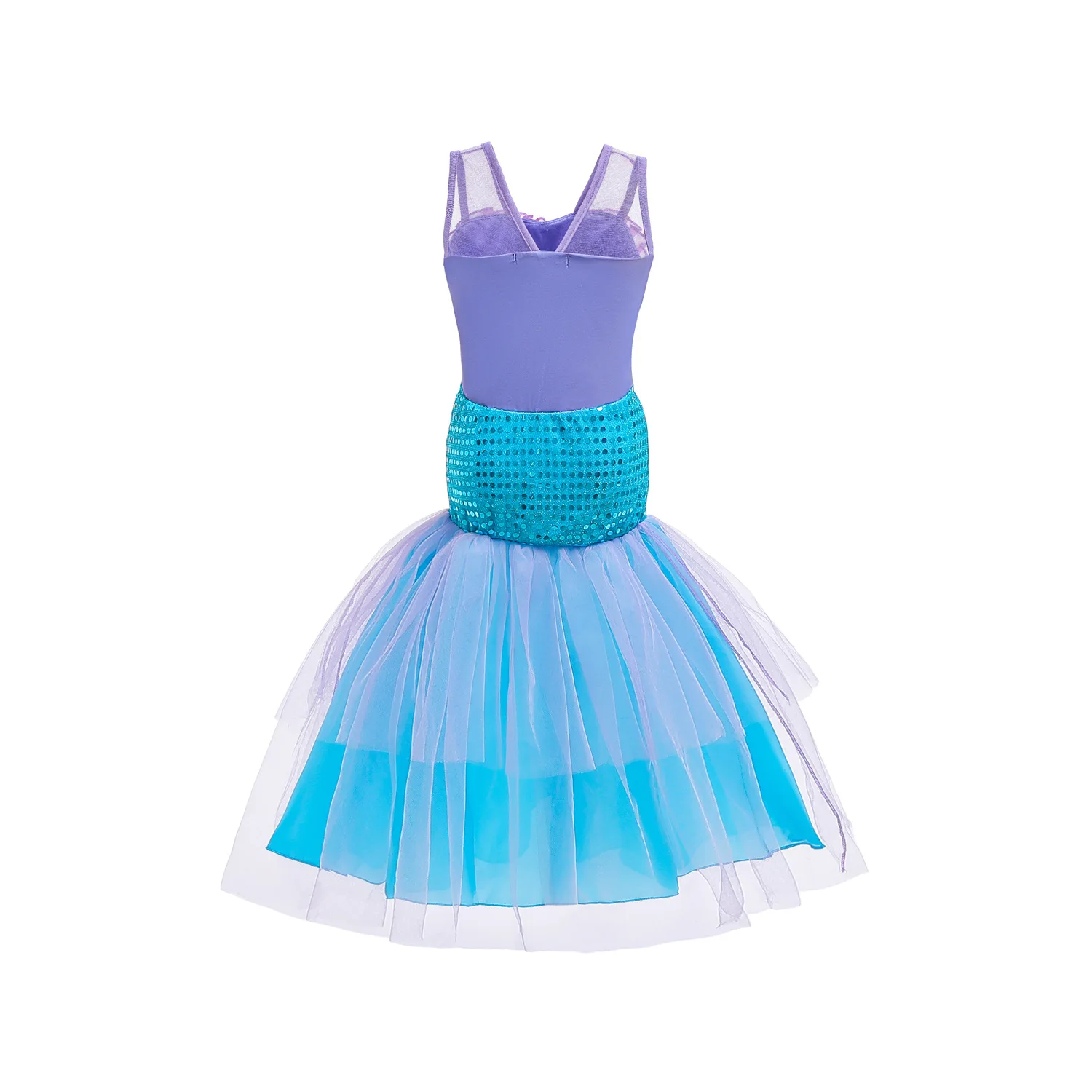 Merginos Undinėlė Arielis Princesė Dress Išgalvotas Mergaičių Kostiumai Baby Girl Mermaid Dress Vaikų Karnavalas Cosplay Kostiumai Šalis