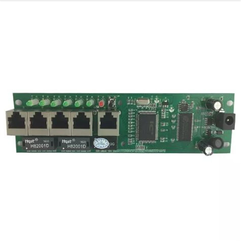 OEM aukštos kokybės mini pigiai 5 port switch module manufaturer bendrovė PCB valdybos 5 prievadų ethernet tinklo jungikliai modulis