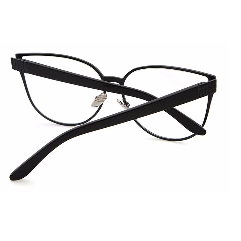 Negabaritinių cat eye akiniai moterų optiniai akinių rėmeliai didelis akinių moterų klasės skaidrūs stiklai, skaidraus lęšio gafas oculos