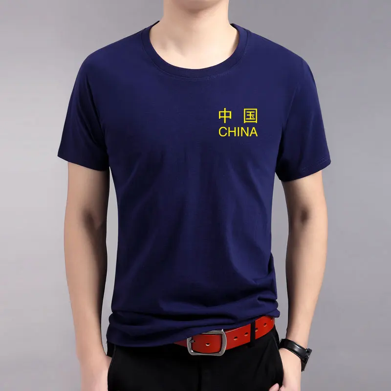 2019 m. vasarą T-shirt vyrams mados prekės ženklą Kinijos spausdinti medvilnės marškinėliai vyrams mados atsitiktinis trumparankoviai marškinėliai top marškinėliai