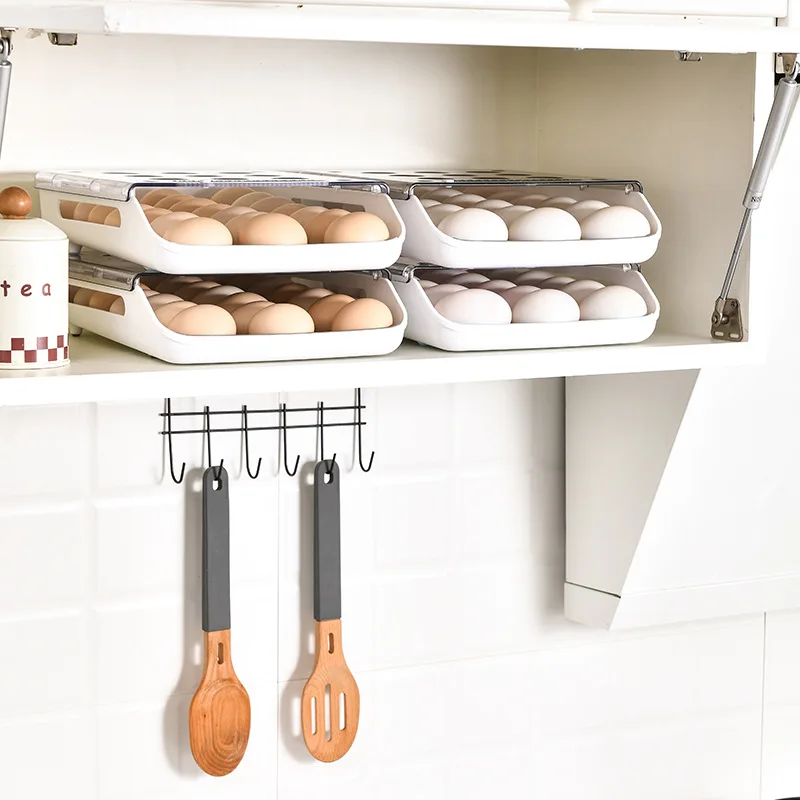 Laikymo dėžutė kiaušinių šaldytuve namų ūkių šviežių išlaikyti virtuvės maisto susitarimą, lentynos, stalčių virtuvės elementų tipas